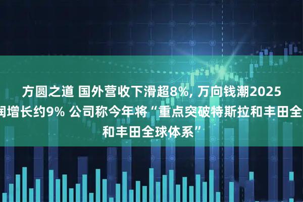 方圆之道 国外营收下滑超8%, 万向钱潮2025年净利润增长约9% 公司称今年将“重点突破特斯拉和丰田全球体系”